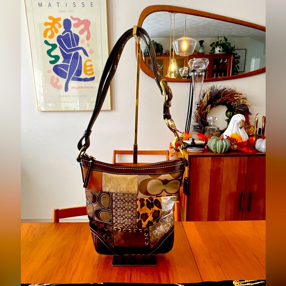 2008 Coach Limited Edition Patchwork Crossbody/Shoulder bag Style F12840